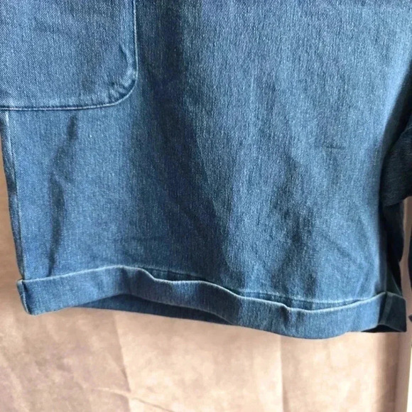 Denim & Company Blue Shorts Pants Pullon Drawstring NWT Plus 2XL - Picture 6 of 8